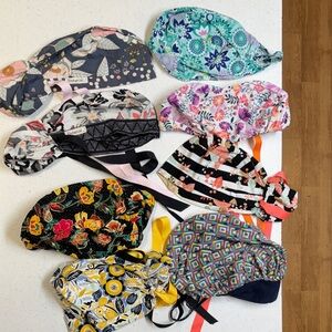 Floral and Patterned Women's Surgical Caps Collection